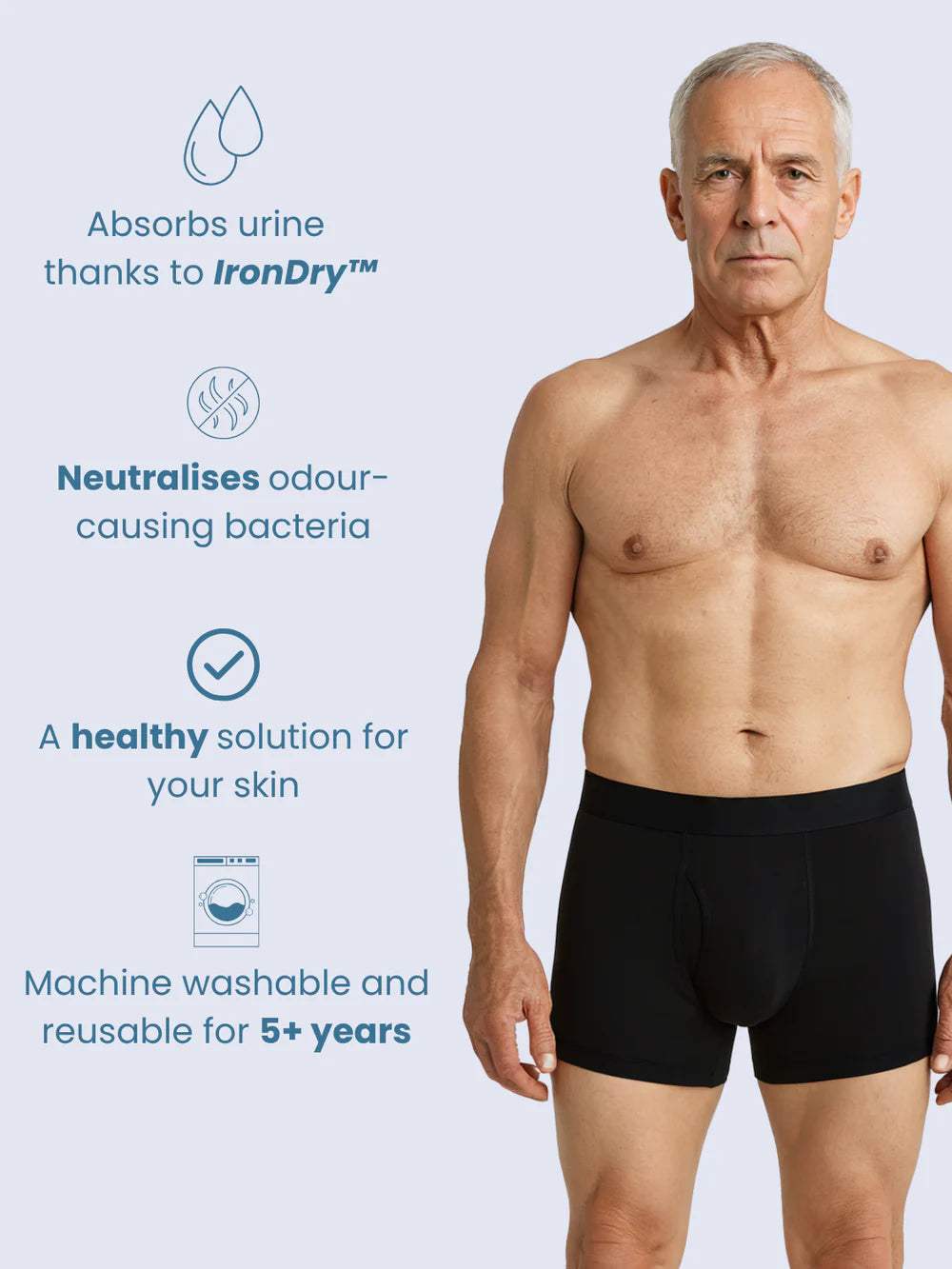 Ben’s Signature Leak-Proof Boxers (Onyx)